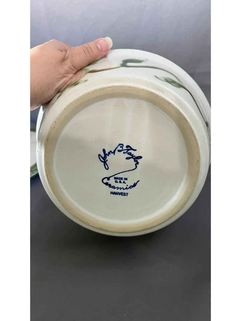 John B Taylor Ceramic Casserole Dish Lid Pear Design